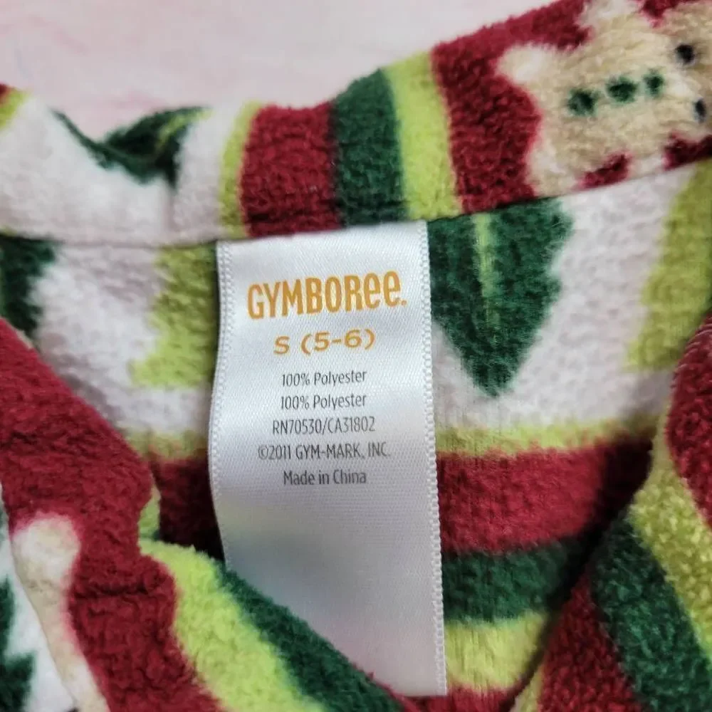 Gymboree Christmas Gingerbread pajamas S5/6